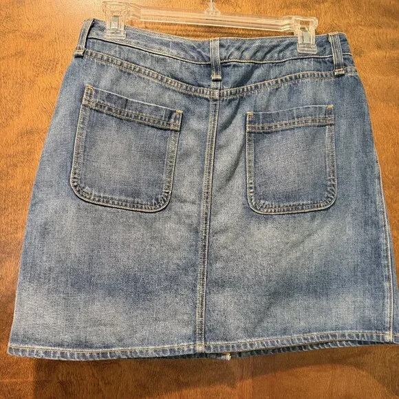 Never Worn Rag & Bone jean Santa Cruz Denim Mini Skirt Summer Festival Size 29 - Picture 3 of 11